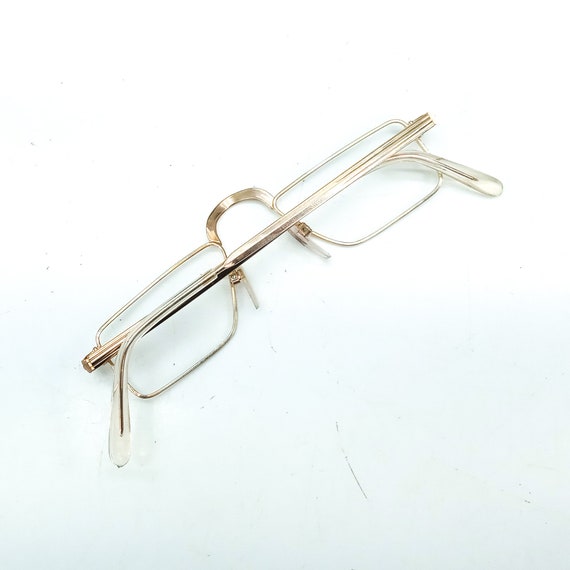 1980s glasses vintage half eye eyeglasses | 12k g… - image 5