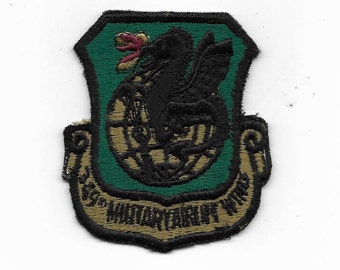 vintage embroidered patch 349th Military Army Wings military patch