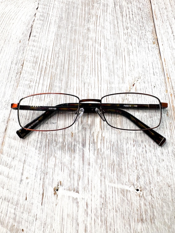 Copper Rectangular Prescription Eyeglasses: 90's … - image 6