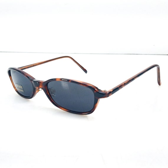 80s rectangle sunglasses vintage sunglasses torto… - image 3