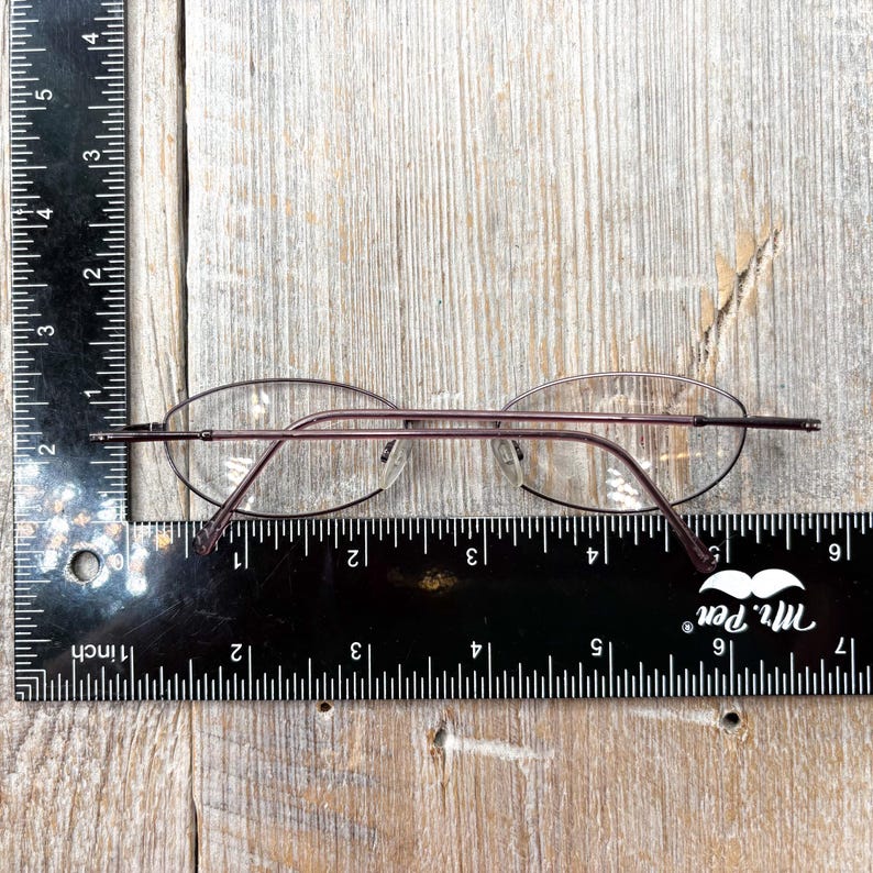 Vintage Plum Purple Oval Eyeglass Frames: 1990s Deadstock (50[]18) - Etsy