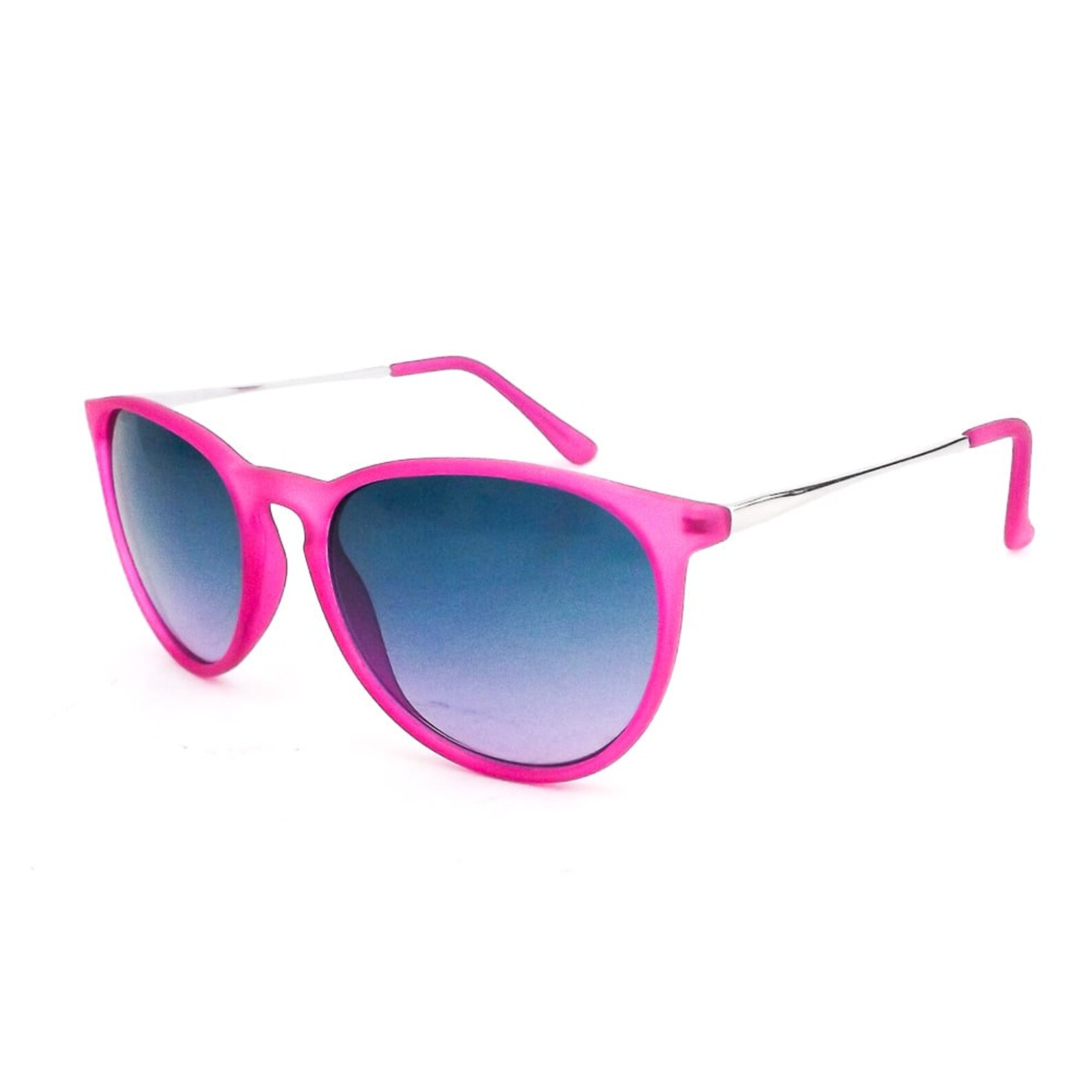 1990s Vintage Sunglasses Clear Hot Pink Sunglasses Blue Tinted - Etsy