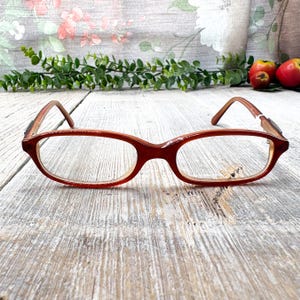 eyeglass frames only brown silver 50[]17/135 plastic rectangle eyeglasses nos/vintage/deadstock 90s fashion eyewear unisex/men/women glasses