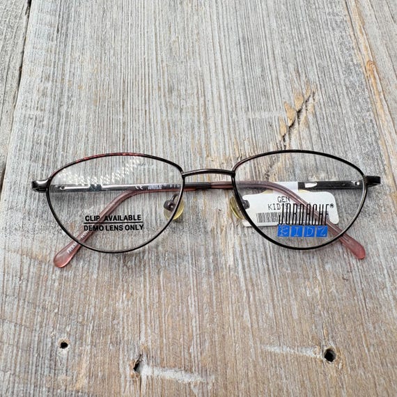 Kids Copper Tortoiseshell Eyeglasses: Vintage Met… - image 6