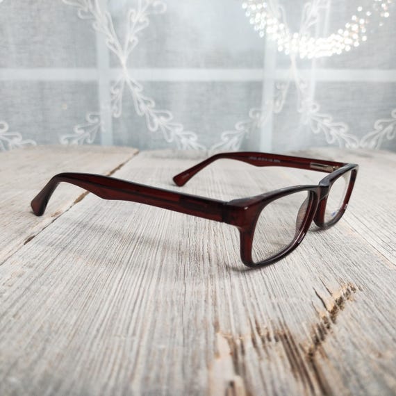 Dark Brown Rectangle Eyeglass Frames - Lantis Opt… - image 6