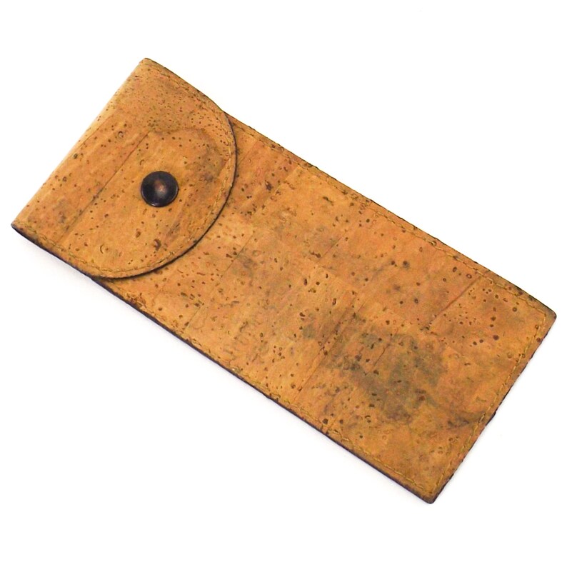 cork and leather eyeglasses case accessories for men or women Fiocchi eyeglass case italy vintage
