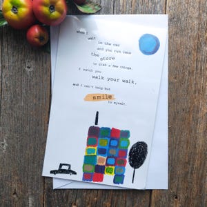 carte de joyeux anniversaire mari/petit ami/femme/petite amie/couple amour/humour/drôle/mignon/doux voeux américain vintage célébrer la célébration