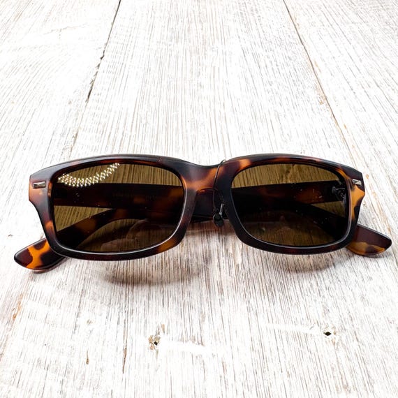 Rectangle Sunglasses: Dark Brown Tortoise-Shell - image 6