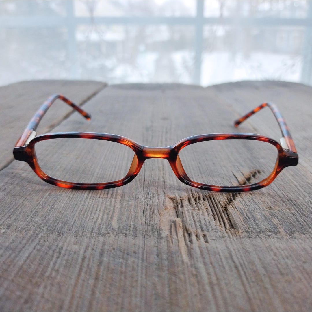 Tortoiseshell Rectangle Eyeglass Frames Petite Face Small Head ...