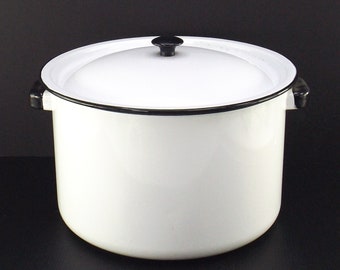 White Enamel Vintage | Etsy