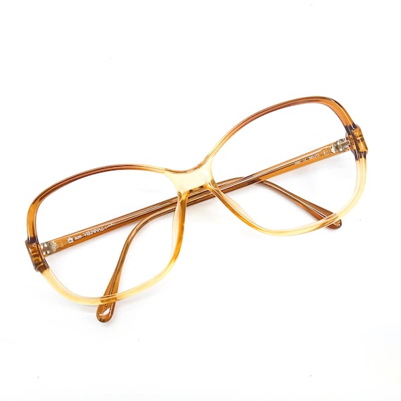 1990s large round eyeglasses copper vintage eye glass… Gem