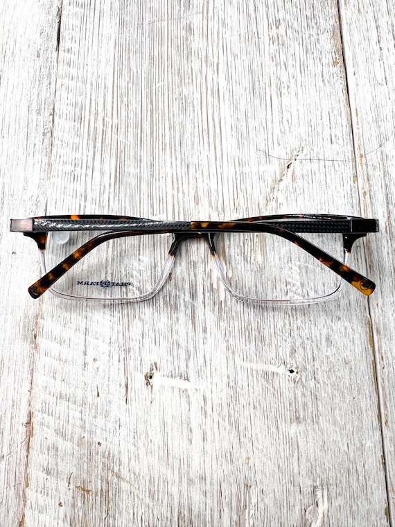 Oversized Rectangle Eyeglass Frames: Y2K Phat Far… - image 5