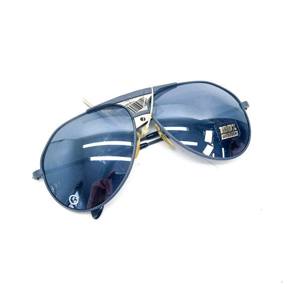 aviator pilot sunglasses matte grey metal sunglas… - image 4