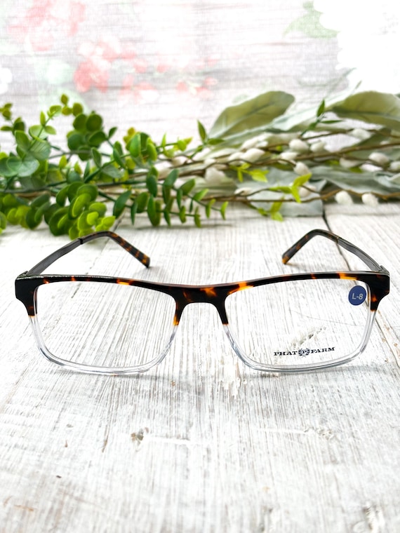 Oversized Rectangle Eyeglass Frames: Y2K Phat Far… - image 3