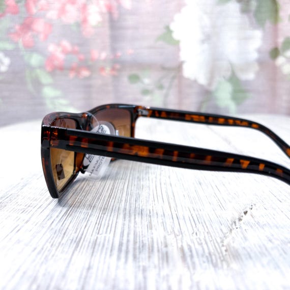 square sunglasses, tortoise-shell, polarized lens… - image 3