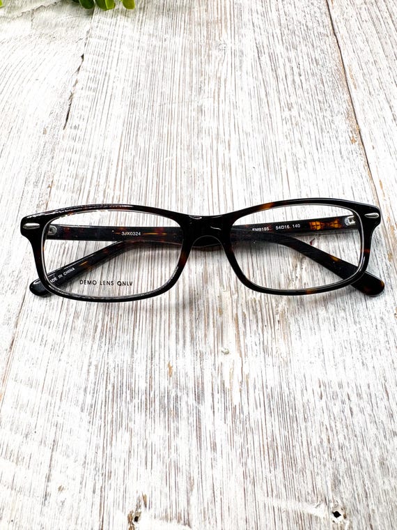 Big Black Rectangular Eyeglass Frames: 52[]16-135 - image 6