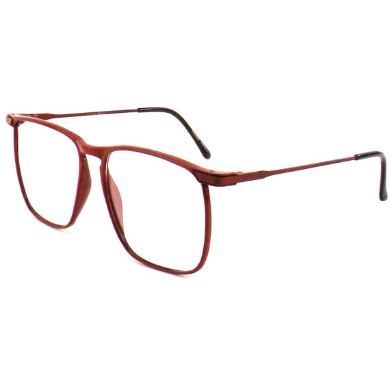 vintage light tortoise square eyeglasses oversize… - image 8