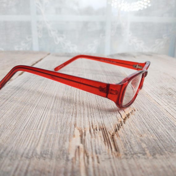 translucent brown glasses frames rectangle eyegla… - image 6