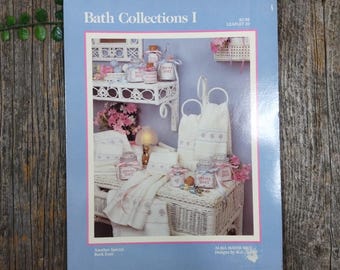 Bath Collections I Cross Stitch Pattern - 1980s Room Decor