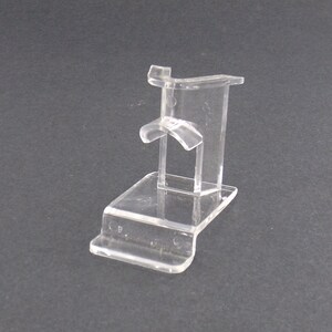 vintage clear acrylic eyeglass display stand plastic sunglasses holder for glasses frames accessories image 4