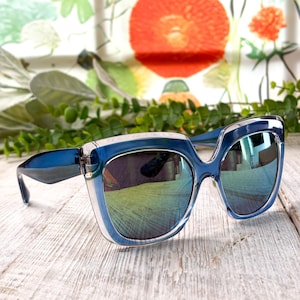 Green Cat Eye Sunglasses - Etsy display picture 2