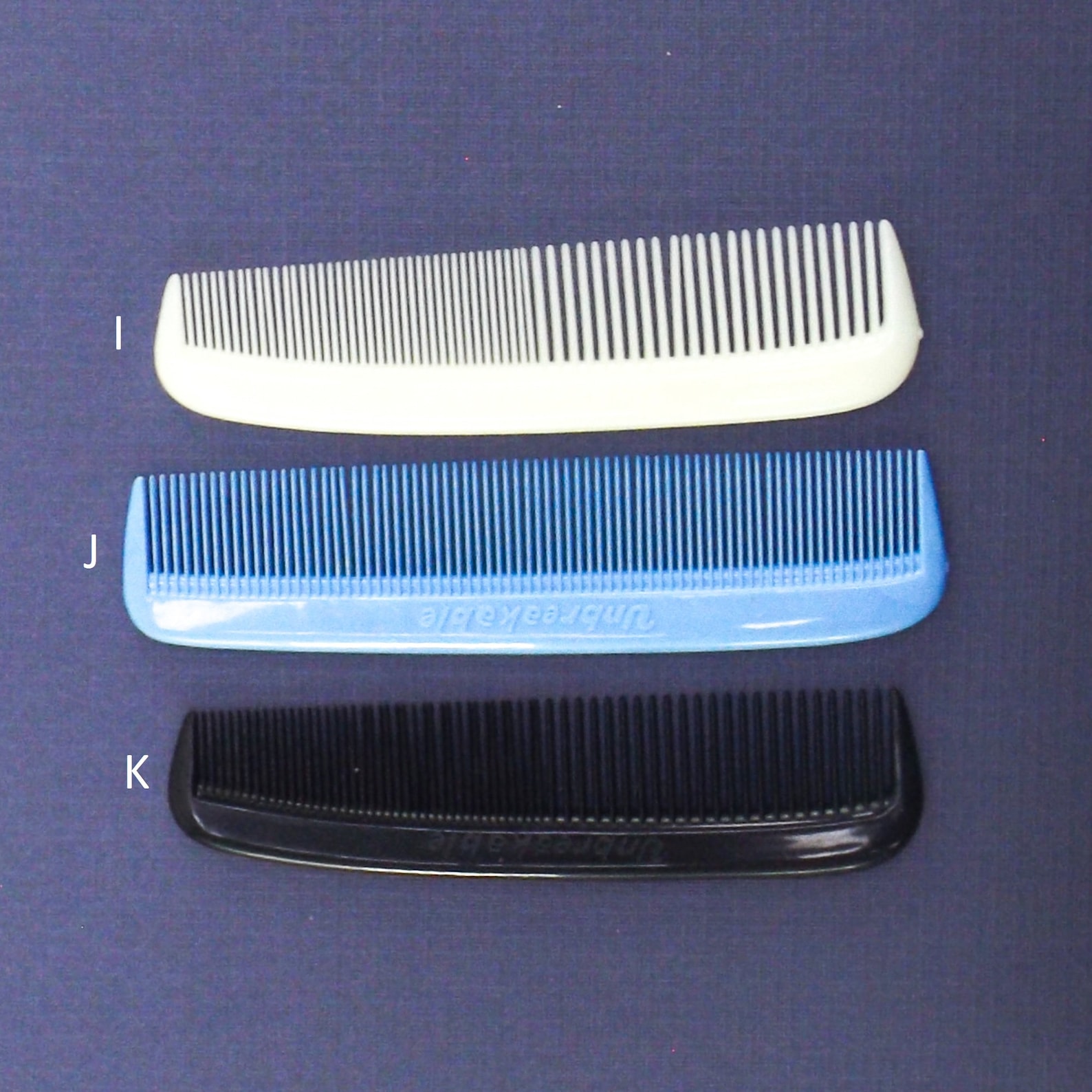 Vintage Unbreakable Comb 70s 80s NOS Nylon Plastic Pocket Comb Etsy