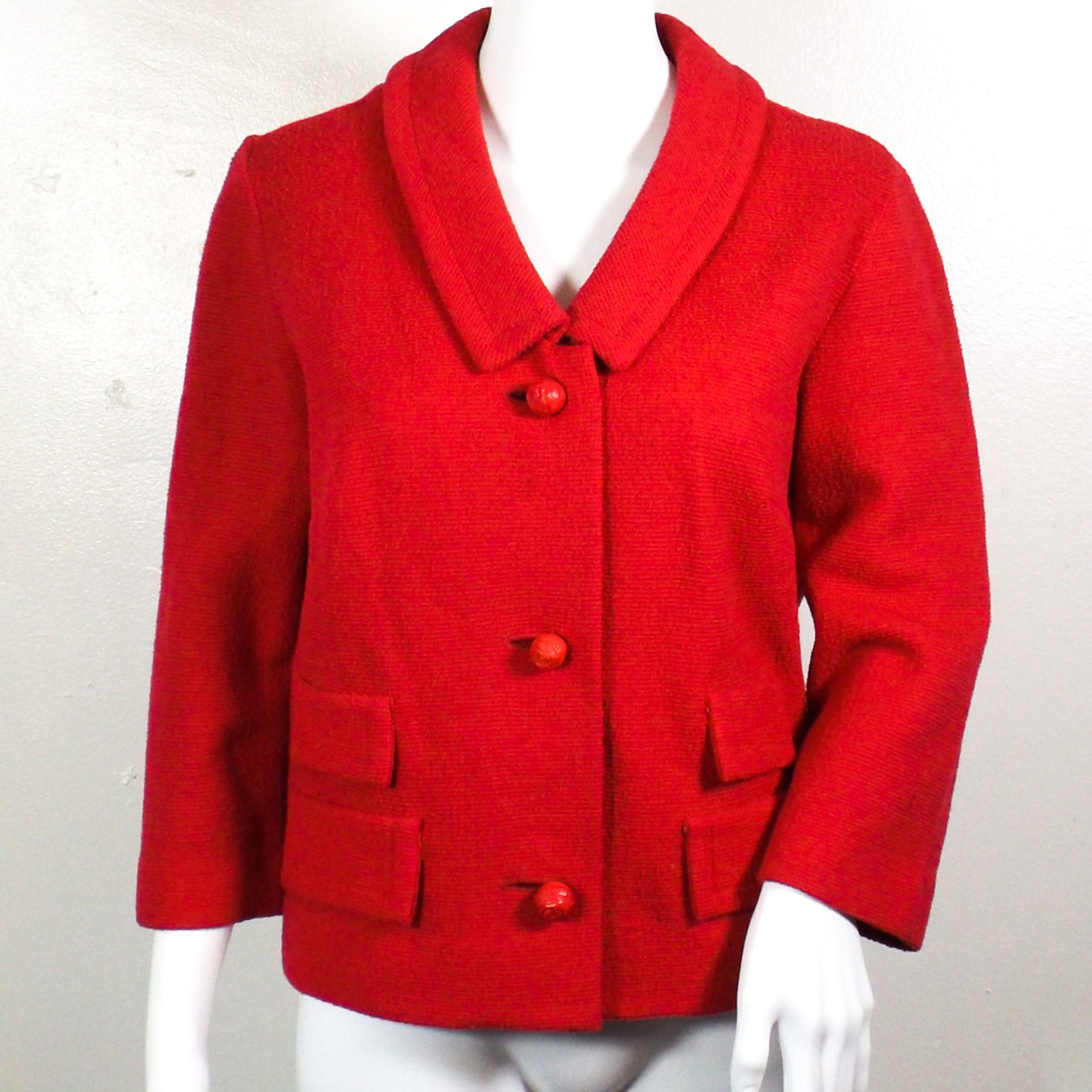 Fuchsia pink jacket womens 3/4 sleeve size medium dress jacket | Etsy