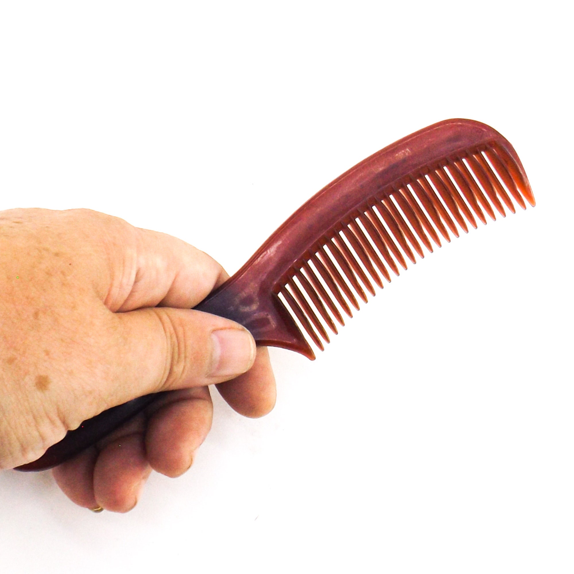 Unbreakable detangling pocket comb detangler vintage 70s 80s Etsy