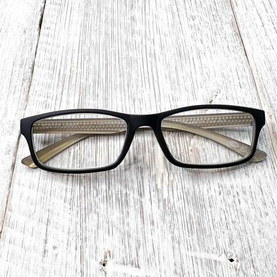 Rectangular Reading Glasses Matte Black Men's Rea… - image 5