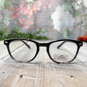 black and white marble eyeglasses acetate glasses frames only unisex/men/women deadstock vintage fashion accessories eyewear
