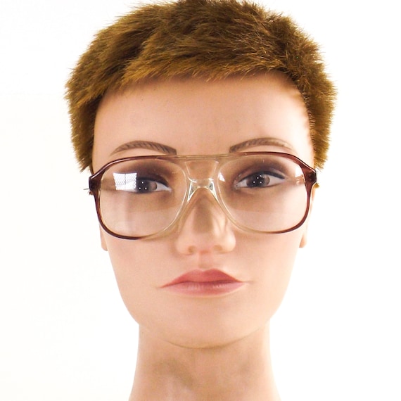 vintage 80s eyeglasses NOS | aviator eye glasses … - image 2