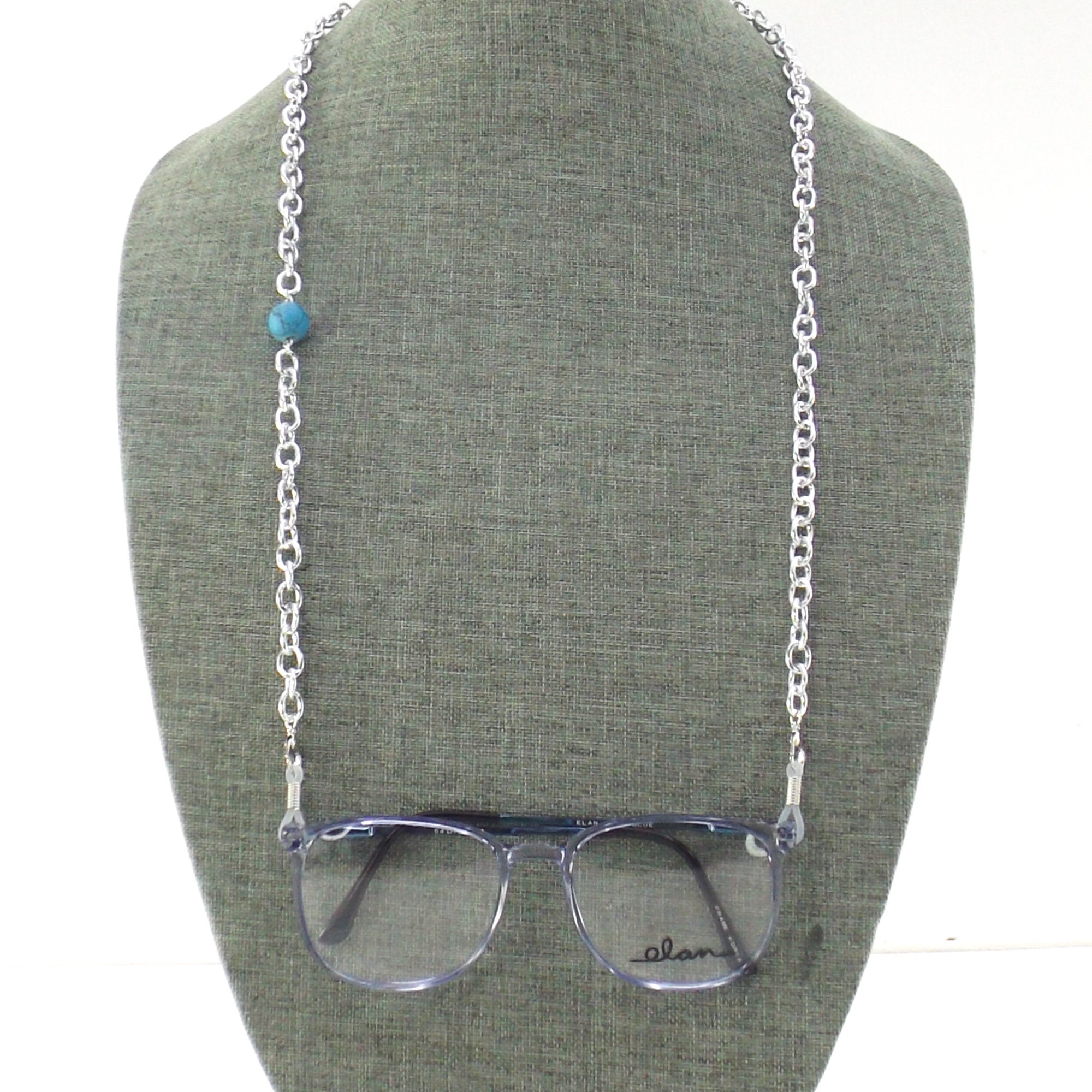 Ends Fo Eyeglass Chain / Holde Silve Plated (6 Pais