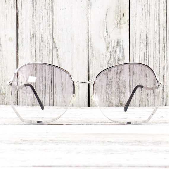 1980s glasses vintage eyeglasses rimless eyeglass… - image 4