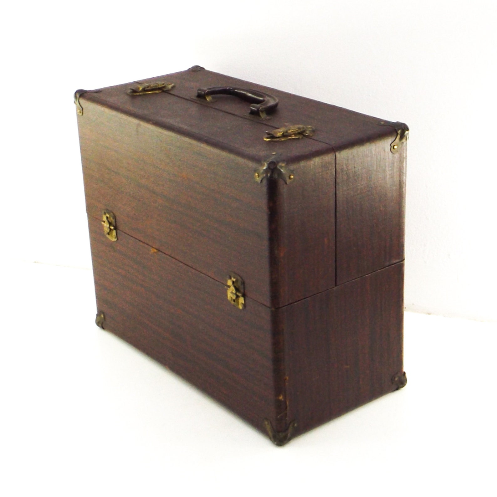 Vintage Vacuum Tube Caddy Salesman Carrying Case Wood Box Etsy