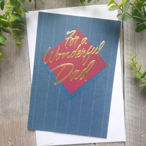 Carte de joyeux anniversaire papa merveilleuse carte de voeux père-fils/fille/beau-fils/belle-fille