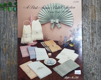 Park Avenue Bath Collection Cross Stitch Patterns: 1980s Retro Decor