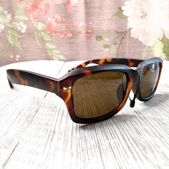 Rectangle Sunglasses: Dark Brown Tortoise-Shell - image 2