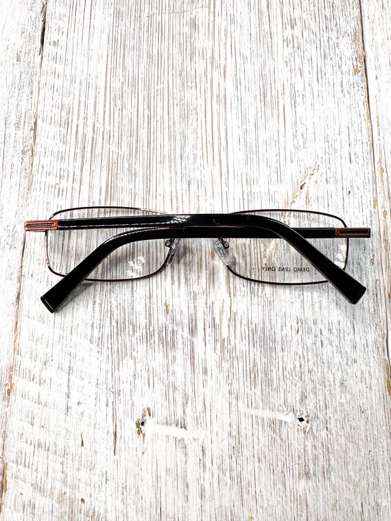 Copper Rectangular Prescription Eyeglasses: 90's … - image 7