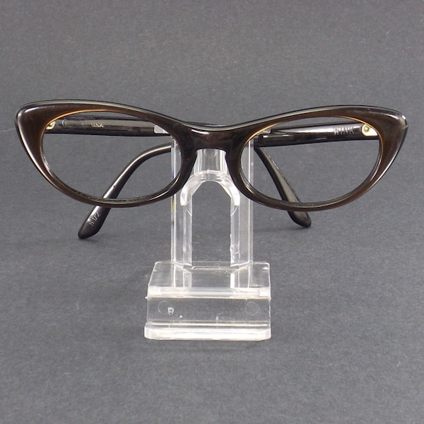 vintage clear acrylic eyeglass display stand plastic sunglasses holder for glasses frames accessories