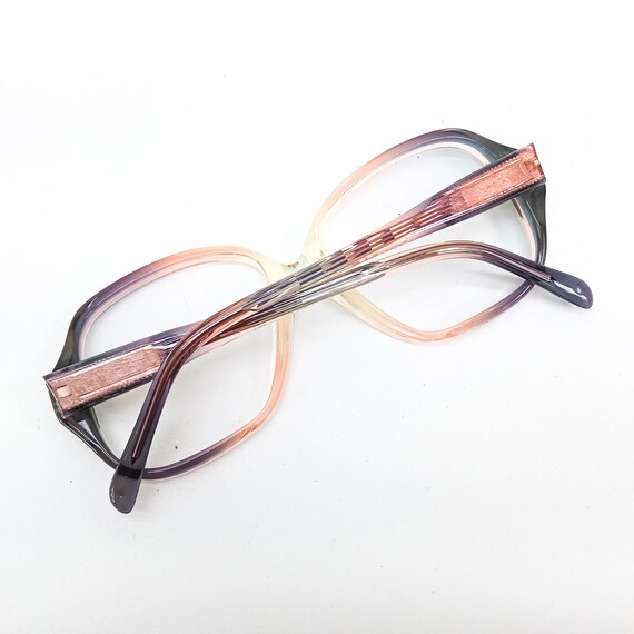 60s glasses vintage eyeglasses | square/round eye… - image 5