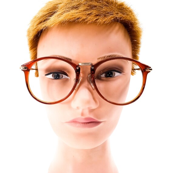 80s glasses vintage eyeglasses | large round eyeg… - image 6