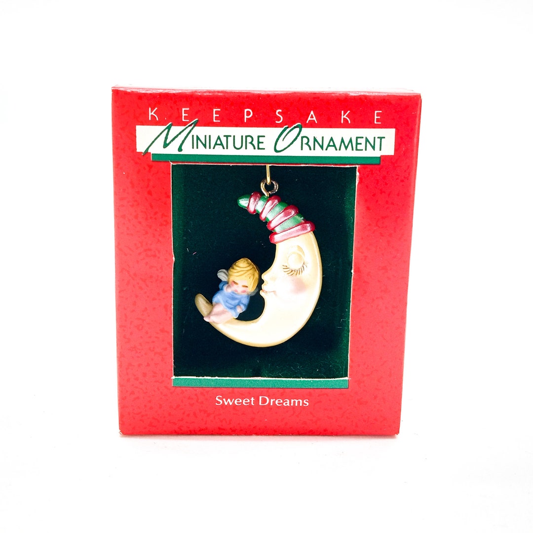 Vintage Mini Christmas Ornament Hallmark Keepsakes in Original Box 1988