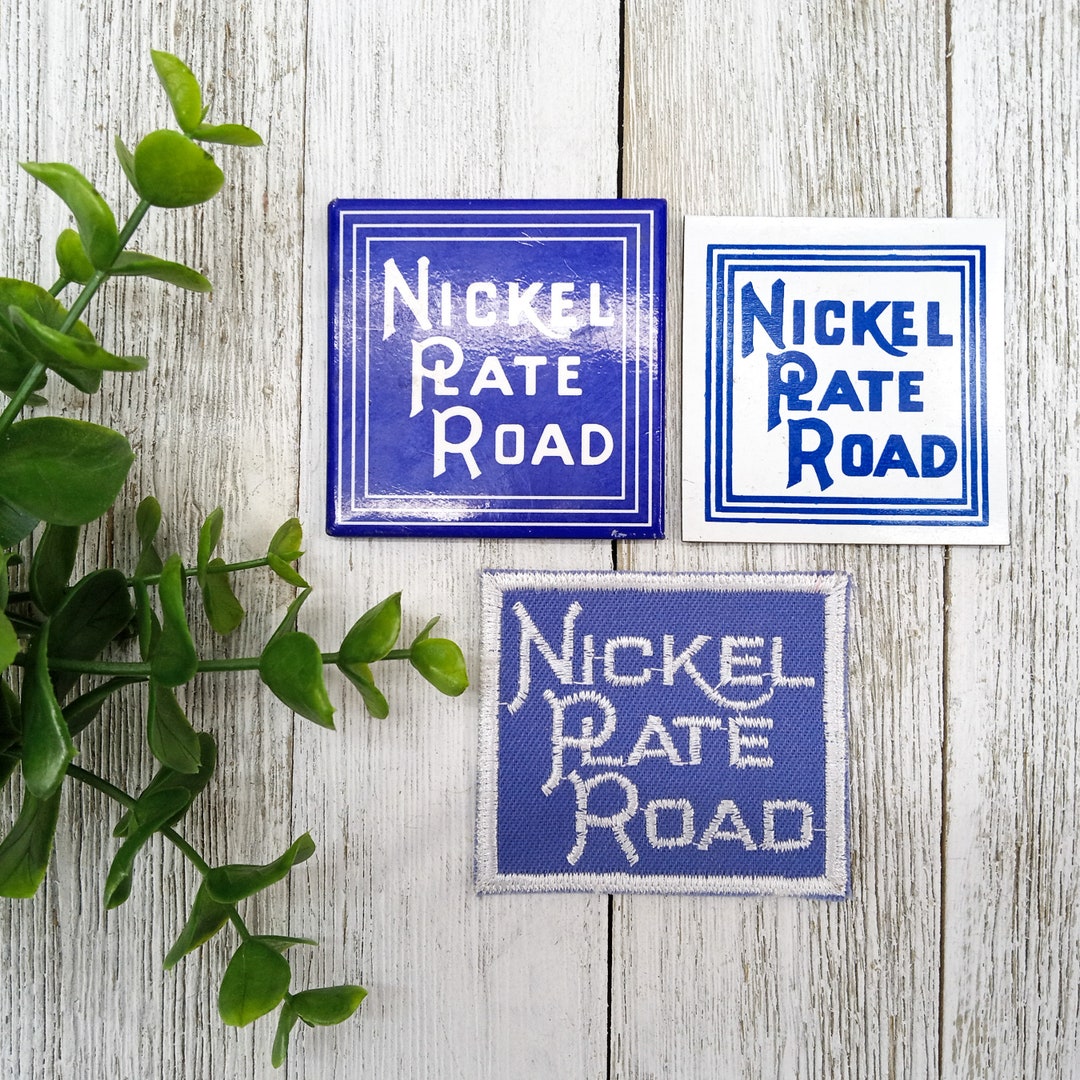 NOS Vintage Railroad Patch Nickel Plate Road Railroad Line Embroidered ...