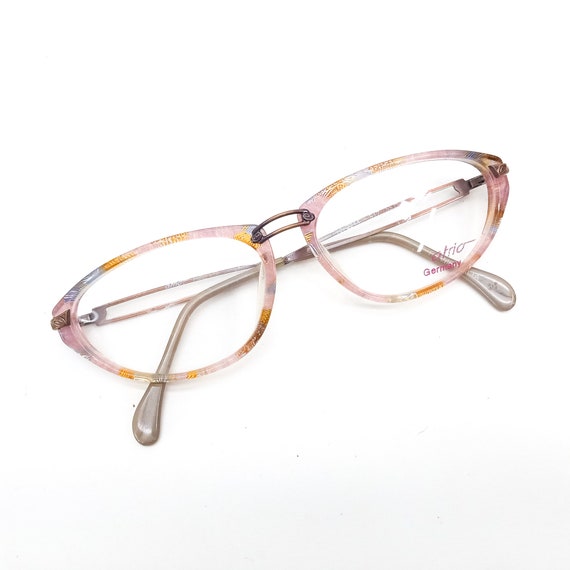 90s cat eye glasses vintage eyeglasses | oval eye… - image 1