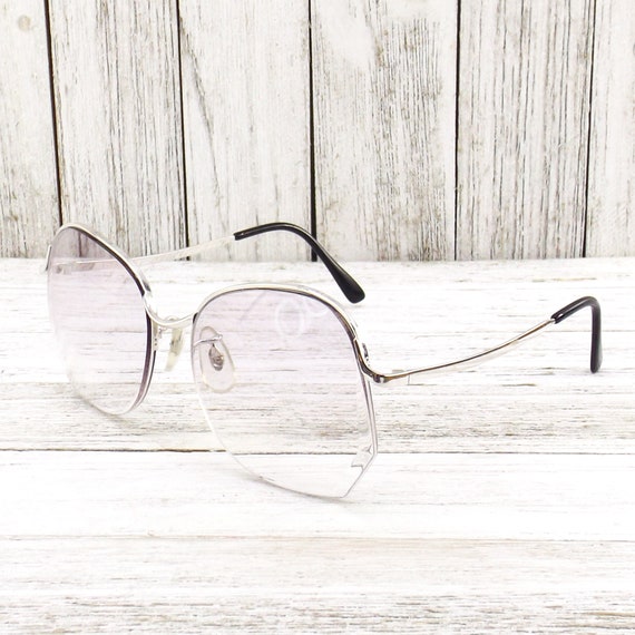 1980s glasses vintage eyeglasses rimless eyeglass… - image 3