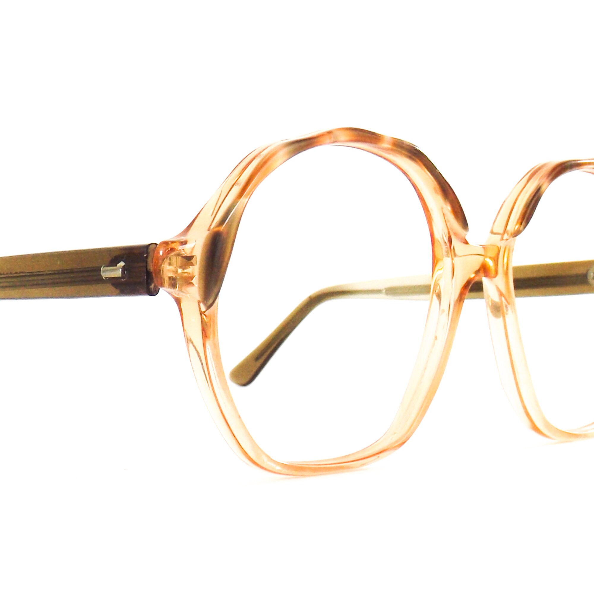 French eyeglasses oversized round mod eyeglasses vintage 80s Etsy