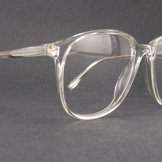 vintage kids clear round eyeglasses vintage 80s N… - image 7