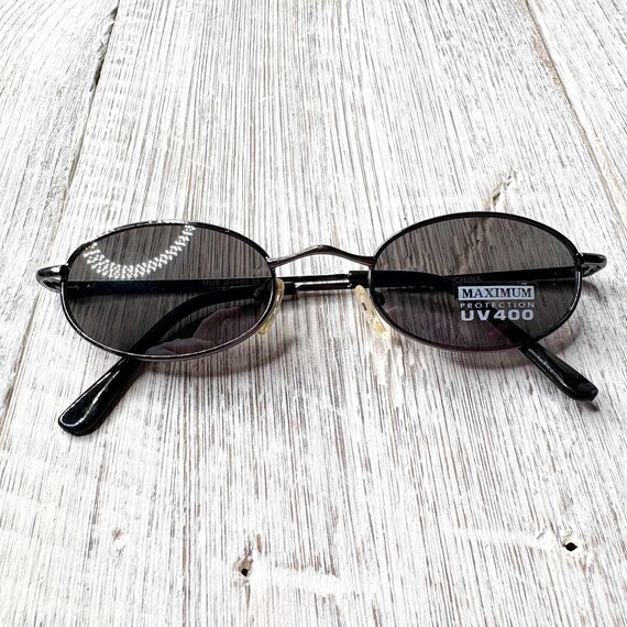 Vintage Metal Frame Sunglasses: Copper Unisex UV … - image 6