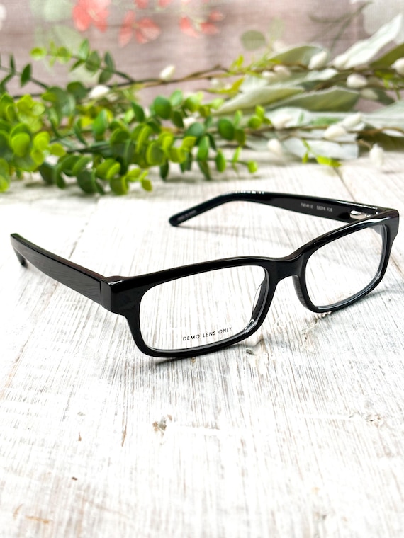 Big Rectangular Eyeglass Frames: Brown Tortoise-S… - image 1