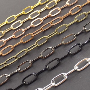 chunky paperclip eyeglass chain | men or women | earbud loops chain | sunglasses chain, necklace for glasses
